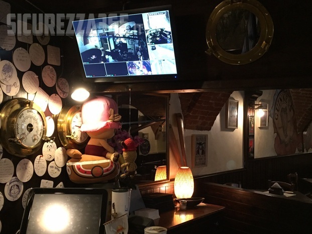 Installazione n.5 telecamere in un pub per la videoverifica esterna ed interna dei locali