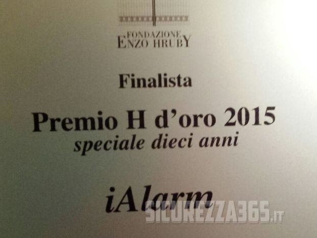 Finalista premio H d'oro 2015 a Venezia.